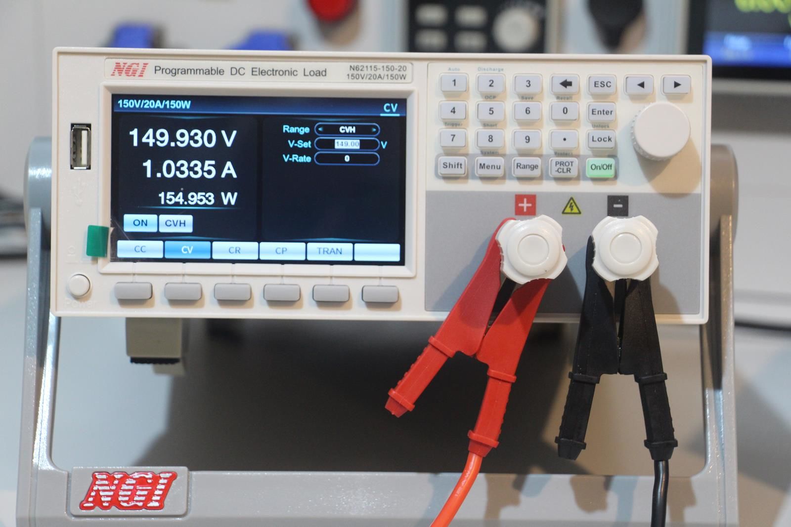 NGI N62115-150-20 DC Elektronik Yük 150W/150V/20A