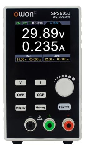 Owon SPS6051 Sessiz DC Güç Kaynağı 150W/61V/5,1A