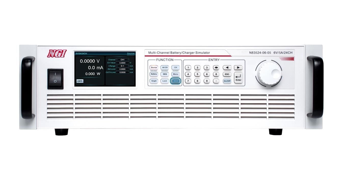 N83524-06-05 Batarya Simülatörü Dual Quadrant 6V/±5A/30W 24 CH