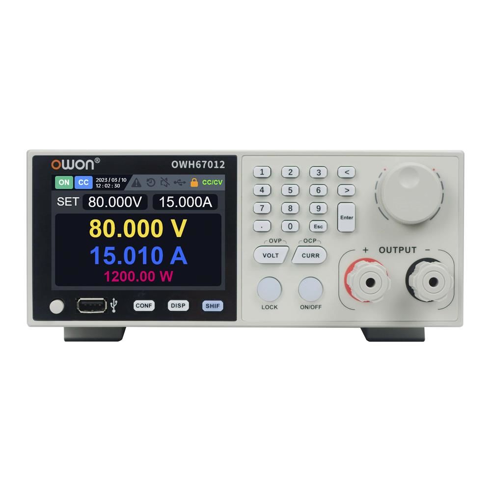 Owon OWH67012-80 DC Güç Kaynağı 80V/30A/1200W
