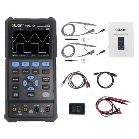 Owon HDS310S 100 MHz El Tipi Osiloskop Mult-30MHz-FonkJen