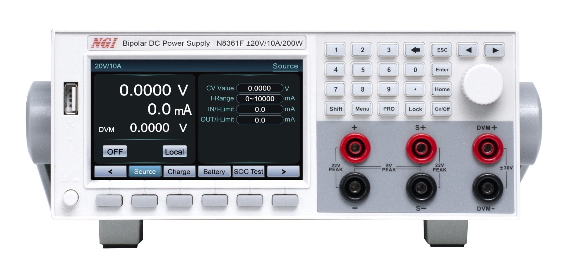 NGI N8361F Bipolar DC Güç Kaynağı ±-20V/±10A/200W