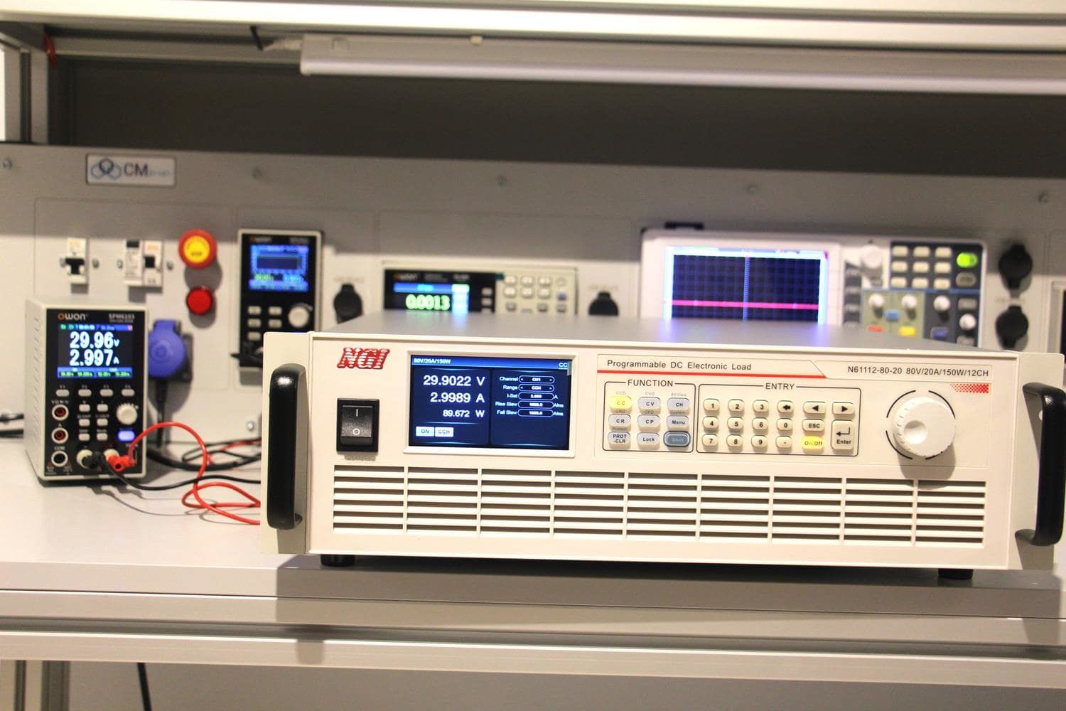 NGI N61112-80-20 DC Elektronik Yük 150W/12 kanal