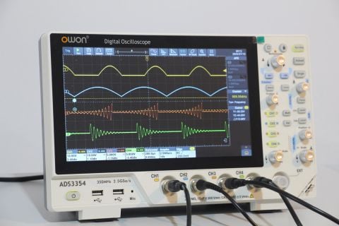 Owon ADS3354 Osiloskop-350MHz-4Ch-10''DokEkr