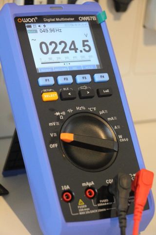 Owon OW67B Lab-Endüstriyel Tip Multimetre-LoZ-Pwr