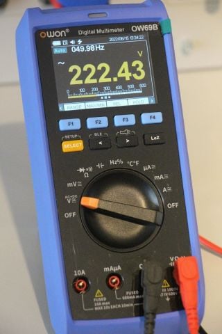 Owon OW69B Lab-Endüstriyel Tip Multimetre-LoZ-AC+DC