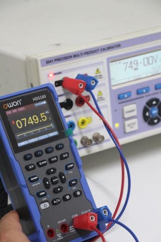 Owon HDS160 Multimetre+Scope True RMS 60000 sayım