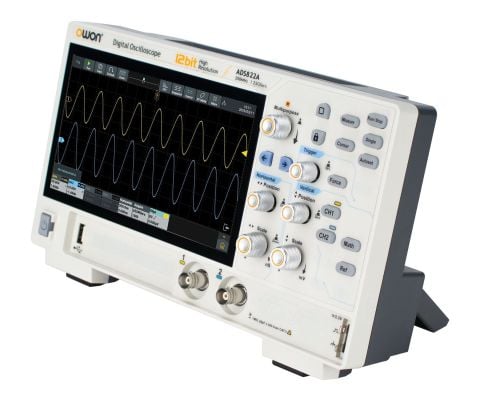 Owon ADS822A Osiloskop-200MHz-2Ch-7''DokEkr-12Bit