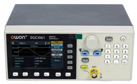 Owon DGE3061 Keyfi Fonksiyon Jeneratör-1 Kanal- 60MHz