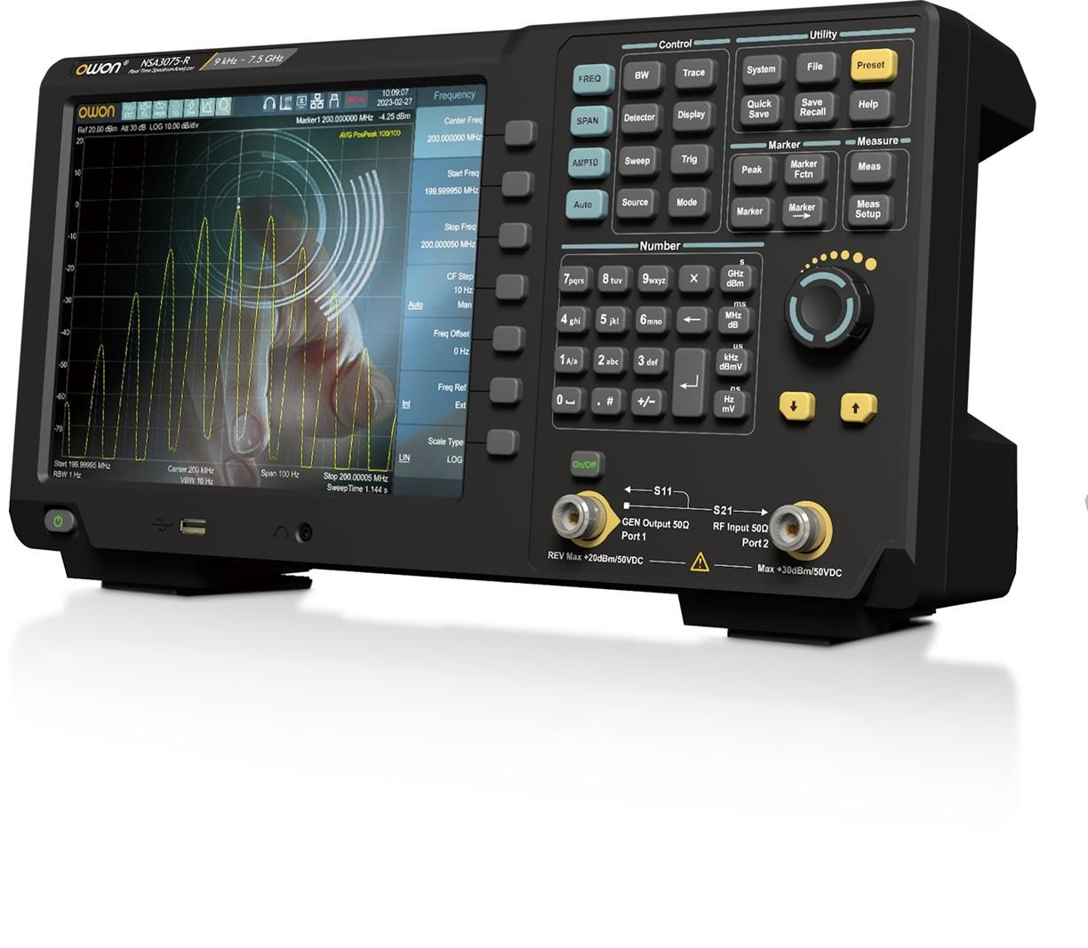 Owon XSA3080R Real Time Spektrum-Vektör Network Analizör