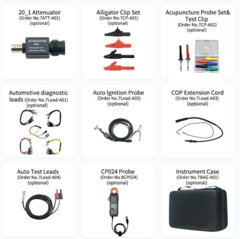 Aksesuar Seti – OWON HDS2102A Otomotiv Diagnostik Osiloskop için