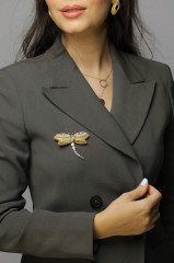 Yusufçuk Broş Sarı