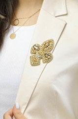 Gold Broş