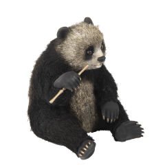 Pirinç Kürklü Panda Heykeli