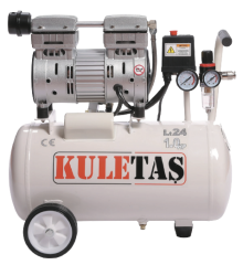24LT SÜPER SESSİZ HAVA KOMPRESÖRÜ 1HP
