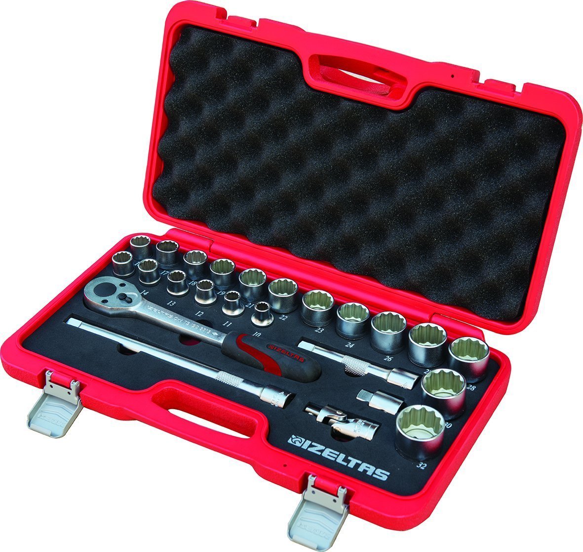 İZELTAŞ 1/2'' ON İKİ KÖŞE LOKMA TAKIMI (24 PARÇA) 1114 00 6024