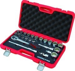 İZELTAŞ 1/2'' ON İKİ KÖŞE LOKMA TAKIMI (24 PARÇA) 1114 00 6024