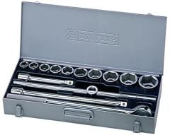 İZELTAŞ 3/4'' ALTI KÖŞE LOKMA TAKIMI (14 PARÇA) 1119 00 6114