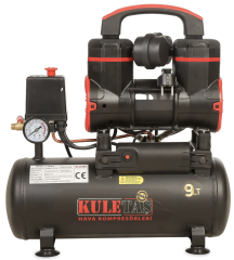 KULETAŞ PREMİUM 9 LİTRE SESSİZ HAVA KOMPRESÖRÜ