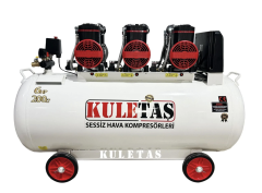 KULETAŞ 200 LİTRE 6HP SESSİZ HAVA KOMPRESÖRÜ PREMİUM KAFA
