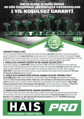 HAİSPRO PROFESYONEL 1300NM DARBELİ SOMUN SIKMA MAKİNESİ RB-818