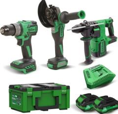 HAISPRO Profesyonel 21 V Akülü El Aletleri Seti - 3'LÜ SET - 1 RB-01