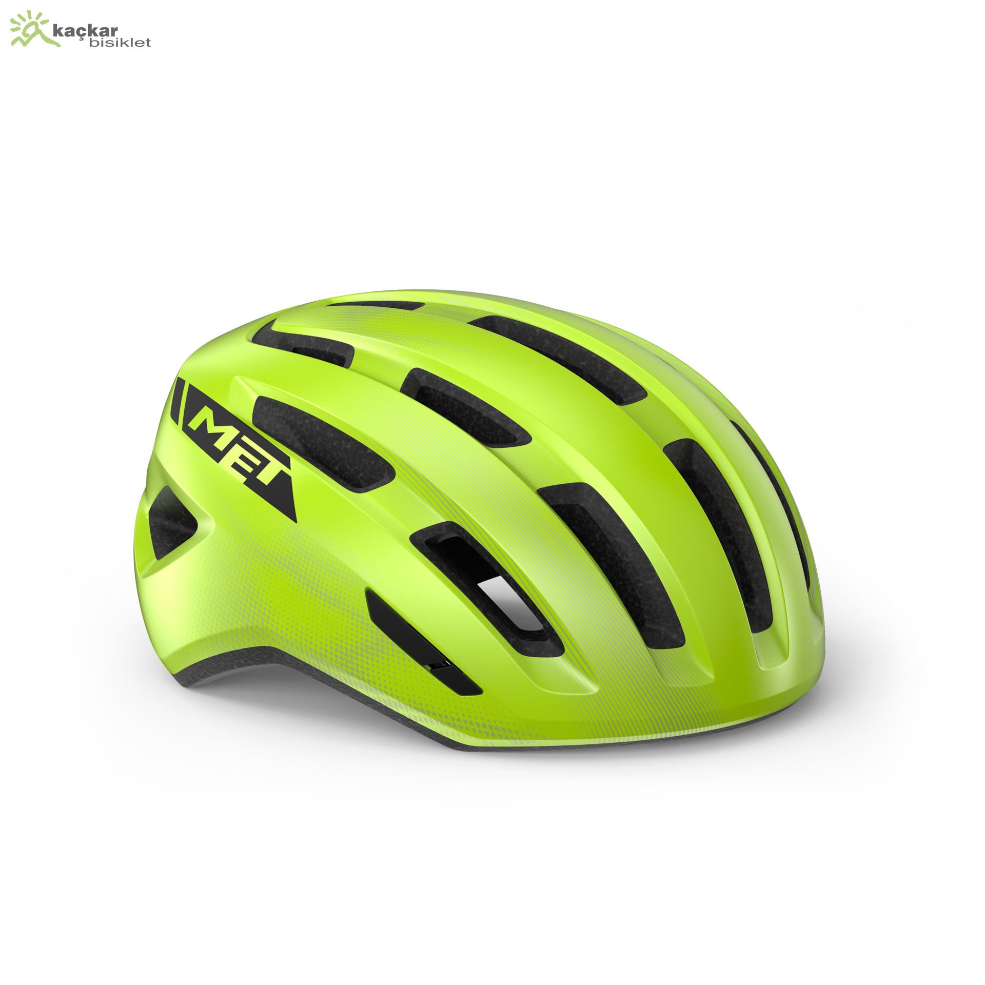 MET Helmets Miles City , Touring , E-Bike Kask Yellow / Glossy