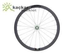 Extralite CyberDisc 338CS Clincher Karbon ABEC 5 Thru Axle Yol / Yarış  Bisikleti Jant Seti