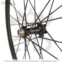Extralite CyberDisc 339 Clincher BERD Spoke Karbon ABEC 5 Thru Axle Yol / Yarış  Bisikleti Jant Seti