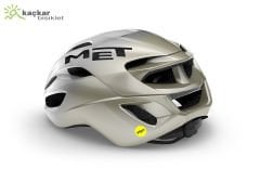 MET Helmets Rivale Mips Road Kask Silver Grey