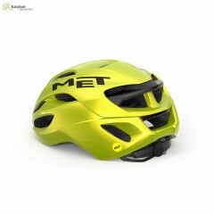 MET Helmets Rivale Mips Road Kask Yellow Metallic / Glossy