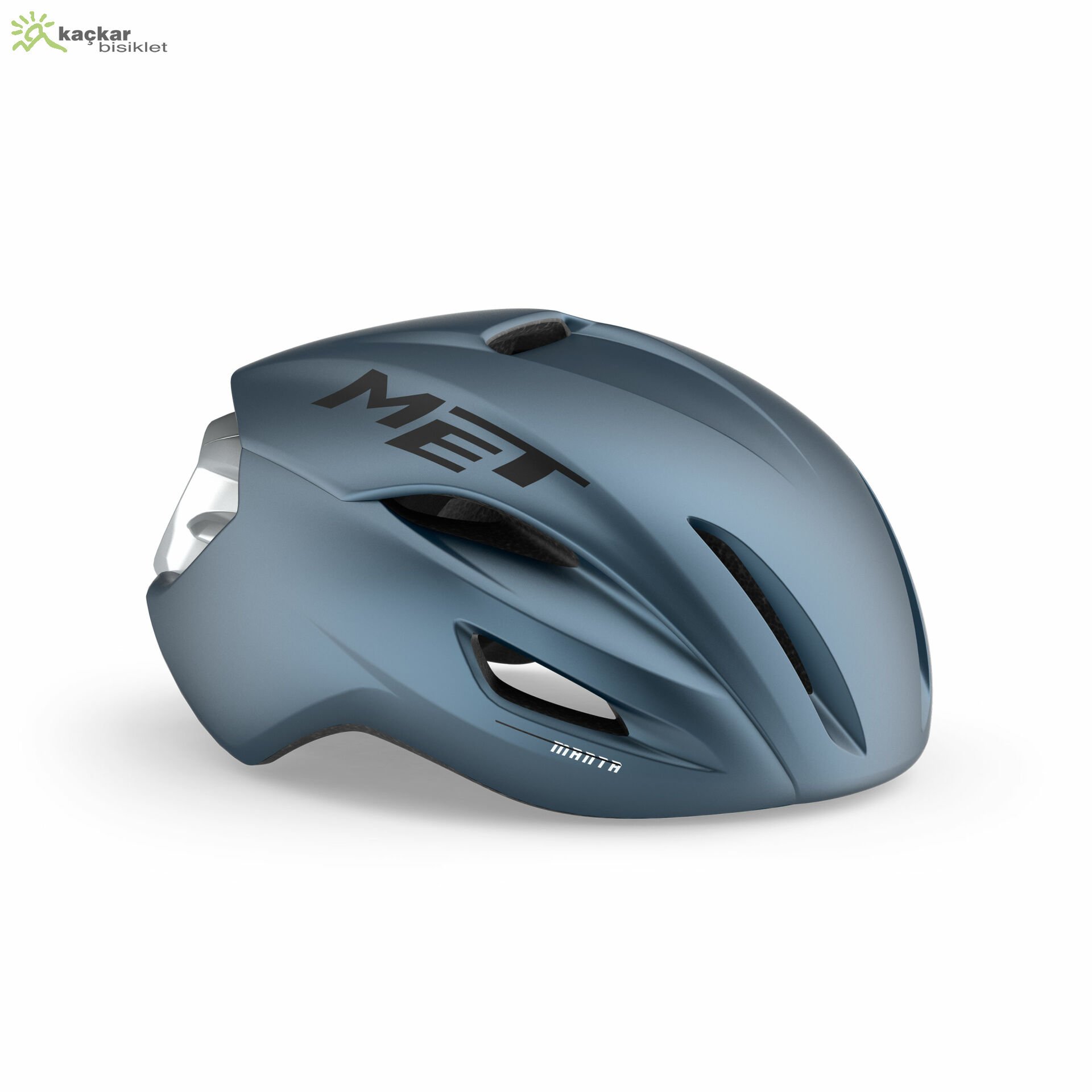 MET Helmets Manta Mips Road Kask Navy Silver / Matt