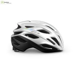 MET Helmets Estro Mips Road Kask White Holographic / Glossy