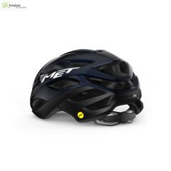 MET Helmets Estro Mips Road Kask Blue Pearl Black / Glossy