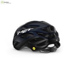 MET Helmets Estro Mips Road Kask Blue Pearl Black / Glossy