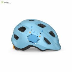 MET Helmets Hooray Çocuk Kask Blue Hippo