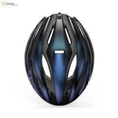 MET Helmets Trenta 3K Carbon Mips Road Kask Blue Iridescent