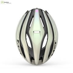 MET Helmets Trenta 3K Carbon Mips Road Kask Vanilla Ice Gold / Matt