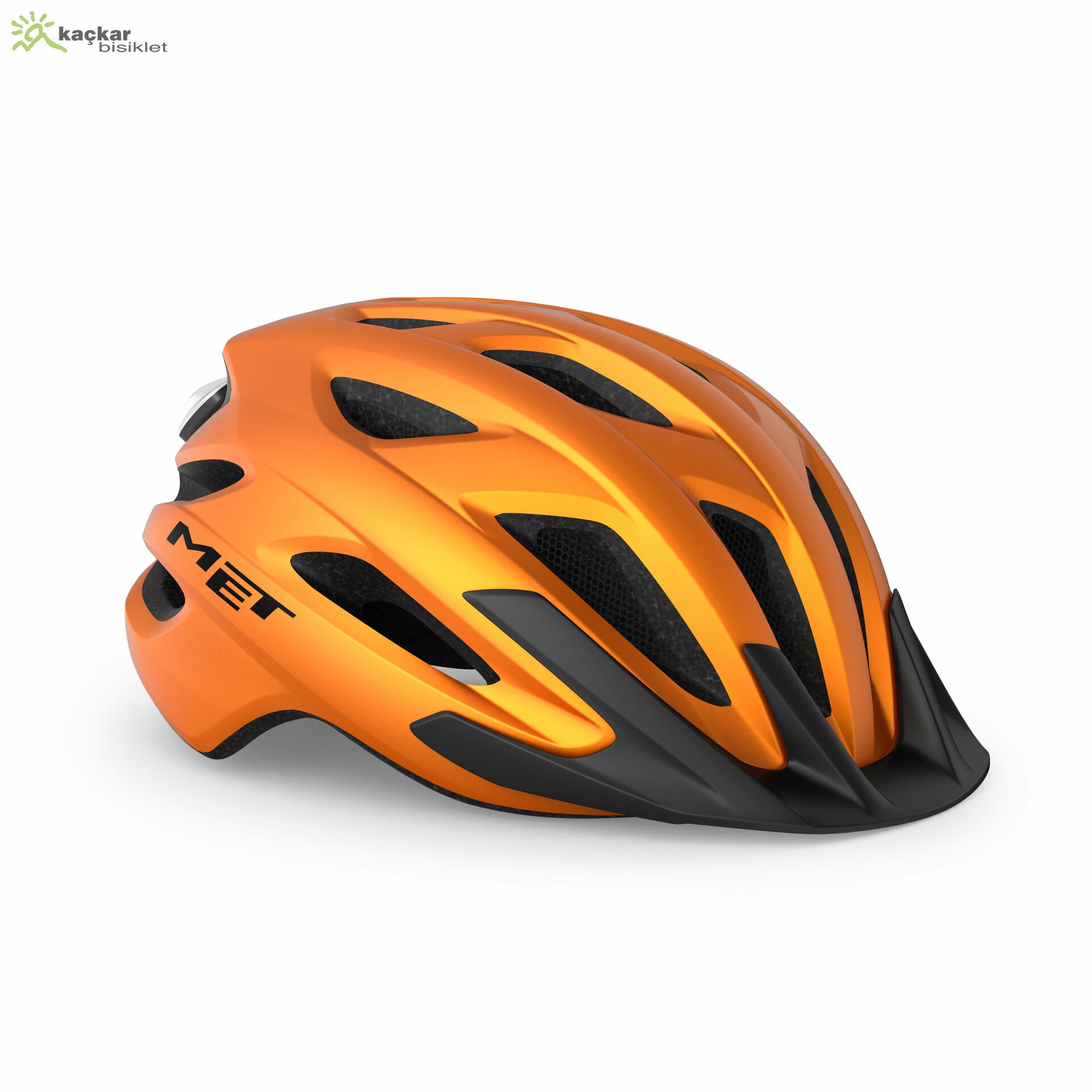 MET Helmets Crossover Trekking And City Oversize Kask Orange / Matt