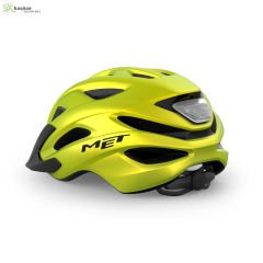 MET Helmets Crossover Trekking And City Oversize Kask Lime Yellow Metallic / Matt
