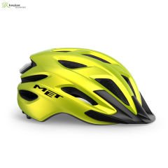 MET Helmets Crossover Trekking And City Oversize Kask Lime Yellow Metallic / Matt