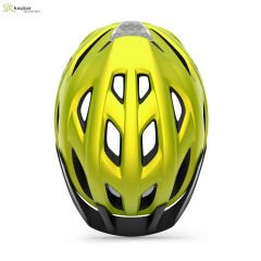MET Helmets Crossover Trekking And City Oversize Kask Lime Yellow Metallic / Matt