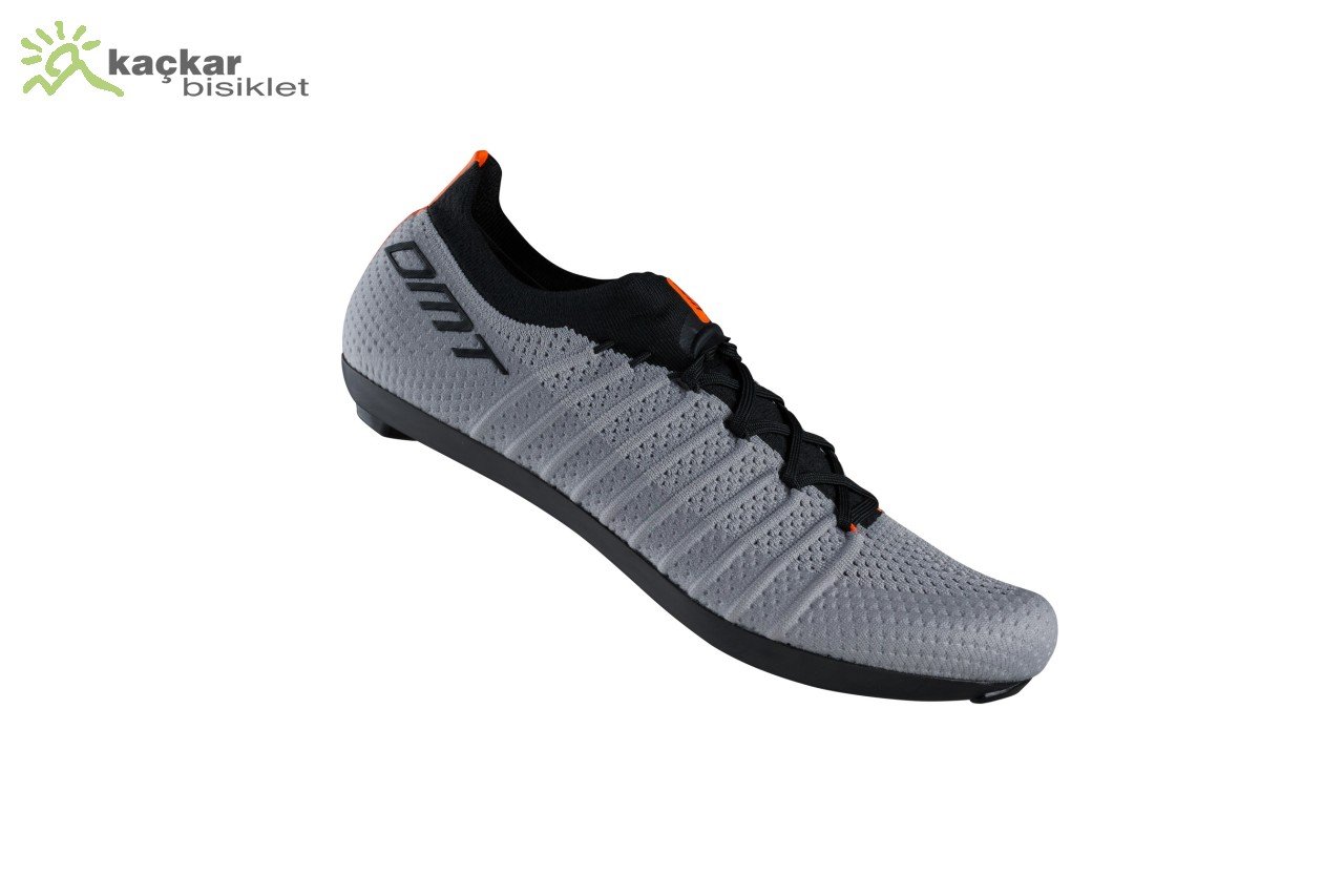 DMT KRSL Bağcıklı Karbon Yol / Yarış Bisikleti Ayakkabısı Gri