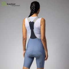 Ale PR-E Master 2.0 Bayan Yazlık Kısa Askılı Tayt Steel Blue