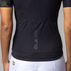 ALE PRAGMA COLOR BLOCK YAZLIK KISA KOL BAYAN JERSEY SİYAH