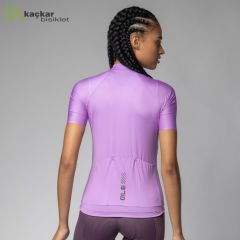 ALE PRAGMA COLOR BLOCK YAZLIK KISA KOL BAYAN JERSEY SU MOR