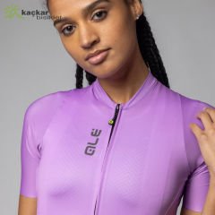 ALE PRAGMA COLOR BLOCK YAZLIK KISA KOL BAYAN JERSEY SU MOR