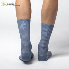 Ale Color Block Yazlık Çorap 18cm Steel Blue
