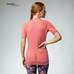 ALE PRAGMA COLOR BLOCK YAZLIK KISA KOL BAYAN JERSEY PEMBE