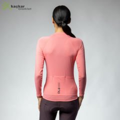 ALE PRAGMA COLOR BLOCK YAZLIK UZUN KOL BAYAN JERSEY PEMBE